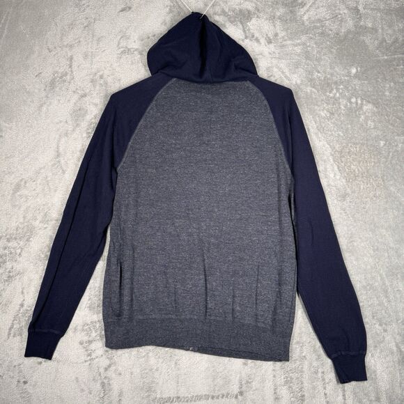 J Crew Sweater‎ Mens XL Blue Zip Up Hoodie Classic Preppy Normcore Classiccore - Picture 4 of 9